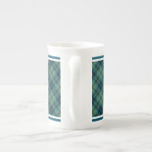 Tasse En Porcelaine Famille Keith Ancien Tartan vert clair Plaid (Dos)