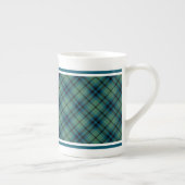 Tasse En Porcelaine Famille Keith Ancien Tartan vert clair Plaid (Droite)