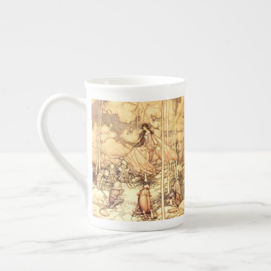 Tasse En Porcelaine Fée Arthur Rackham (Gauche)