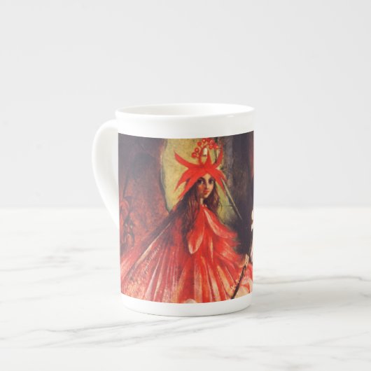 Tasse En Porcelaine Fées d'été (Devant gauche)