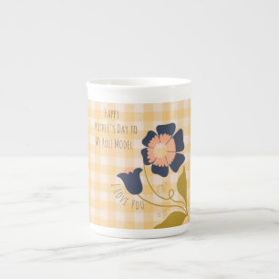 Tasse En Porcelaine Fête des Mères,Joyeuse Fête des Mères à Mon Modèle