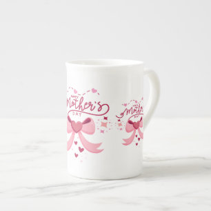 Tasse En Porcelaine Fête des Mères Tendance Conçue