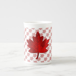 Tasse En Porcelaine Feuille d'érable du Canada