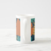 Tasse En Porcelaine Feuilles d'automne (Dos)