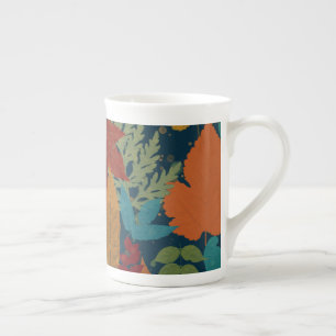 Tasse En Porcelaine Feuilles d'automne