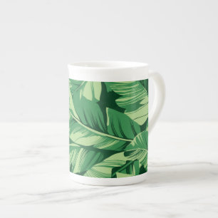 Tasse En Porcelaine Feuilles de bananier 2
