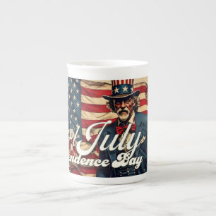 Tasse En Porcelaine Fière âme du 4 juillet