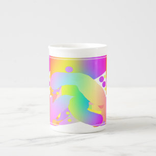 Tasse En Porcelaine Figure Pastel