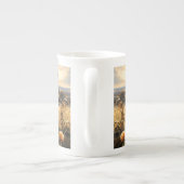 Tasse En Porcelaine Fil Cheveux Fox Terrier En Automne Campagne (Dos)
