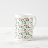 Tasse En Porcelaine Flamant rose (Devant droit)