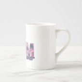 Tasse En Porcelaine Flamingos dans un monde de rêve (Droite)