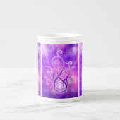 Tasse En Porcelaine Flamme violette / Feu violet (Devant)