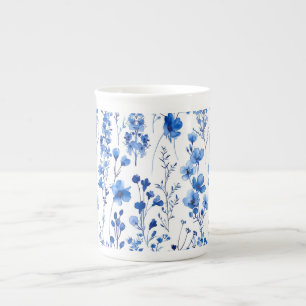 Tasse En Porcelaine Fleur sauvage du papier Motif-98186
