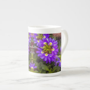 Tasse En Porcelaine Fleur violette