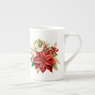 Tasse En Porcelaine Fleurs de fête