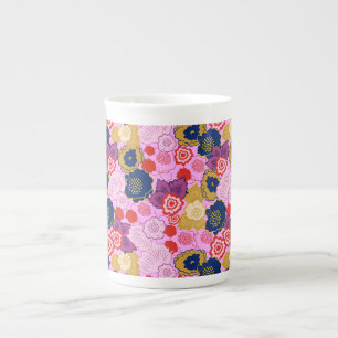 Tasse En Porcelaine Fleurs de printemps