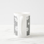 Tasse En Porcelaine Fleurs et pétales 2 (Dos)