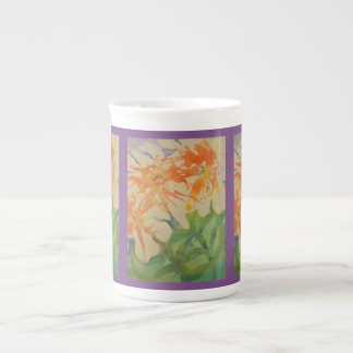 Tasse En Porcelaine Fleurs molles d'aquarelle