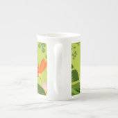 Tasse En Porcelaine Fleurs tropicales Arrière - plan 6 (Dos)