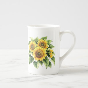 Tasse En Porcelaine Florale 