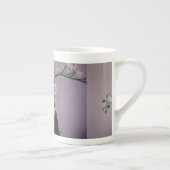 Tasse En Porcelaine Flore de fleurs blanches (Droite)