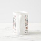 Tasse En Porcelaine Fond d'écran de la scène de Noël (Dos)