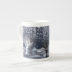 Tasse En Porcelaine Forêt d'imaginaire de conte de fées de Milou de