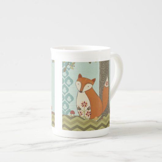 Tasse En Porcelaine Forêt Whimsy IV (Devant droit)