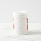 Tasse En Porcelaine Fox mignon de bébé (Devant)