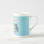 Tasse En Porcelaine Funny shark diver lunch time :nice bubbles bro (Droite)