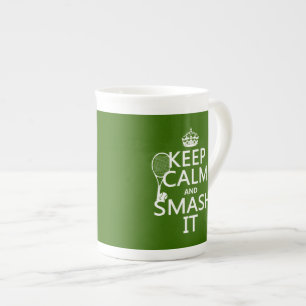 Tasse En Porcelaine Gardez le calme et le fracas il (tennis) (toute