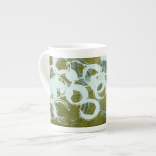 Tasse En Porcelaine Globes verts I