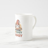 Tasse En Porcelaine Gnomey Homey crêpes design (Devant droit)