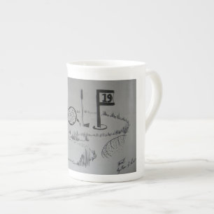 TASSE EN PORCELAINE GOLF