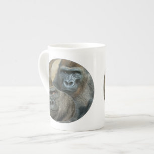 Tasse En Porcelaine Gorilla Mère et fils