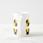 Tasse En Porcelaine Graphiques des marqueurs de test d'écrasement (Dos)