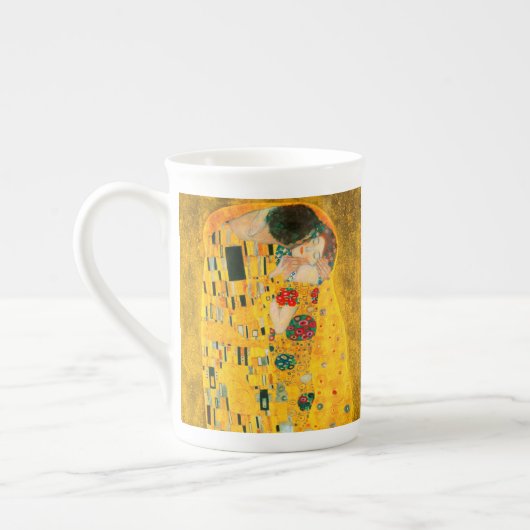 Tasse En Porcelaine Gustav Klimt Le Baiser (Gauche)