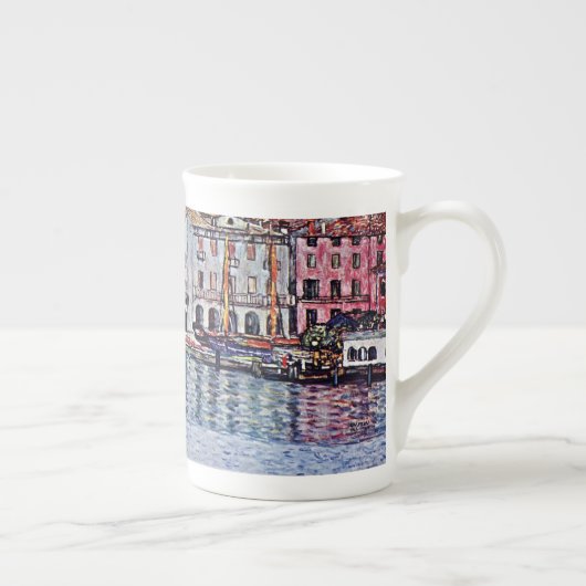 Tasse En Porcelaine Gustav Klimt - Malcesine au lac de Garde Italie (Droite)