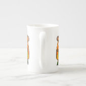 TASSE EN PORCELAINE HALLOWEEN CANDY CORN COSTUME MOUSE (Dos)