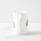 Tasse En Porcelaine Handpainted Winter Trees Let Snow Somewhere Else  (Dos)