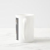 Tasse En Porcelaine Happy Halloween – fantômes café mignons (Dos)