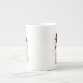 Tasse En Porcelaine Harry Potter | Aquarelle Badger HUFFLEPUFF™ (Devant)
