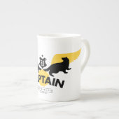 Tasse En Porcelaine Harry Potter | HUFFLEPUFF™ House Quidditch Capitai (Devant droit)