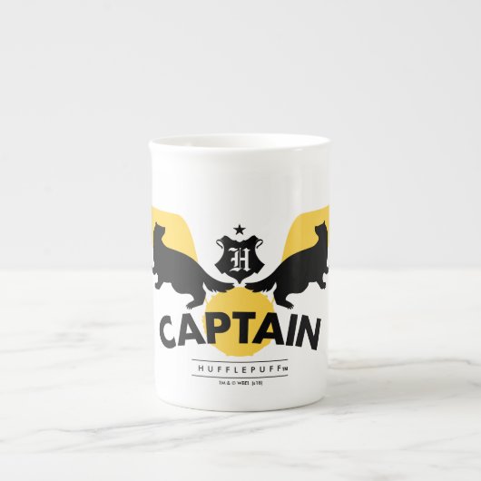 Tasse En Porcelaine Harry Potter | HUFFLEPUFF™ House Quidditch Capitai (Devant)