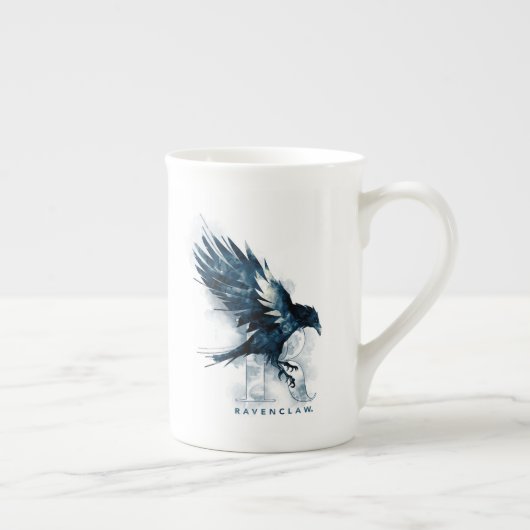 Tasse En Porcelaine Harry Potter | RAVENCLAW™ Raven Watercolor (Droite)