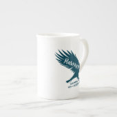 Tasse En Porcelaine Harry Potter | Typographie Silhouette RAVENCLAW™ (Devant droit)