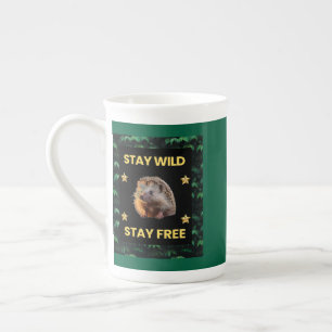 Tasse En Porcelaine Hérisson - Restez en liberté