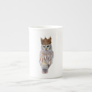 Tasse En Porcelaine Hibou royal #1