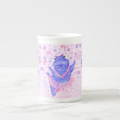 Tasse En Porcelaine Hippo Prima Ballerina - Bonne danseuse - (Devant)