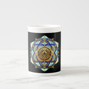 Tasse En Porcelaine Horloge mécanique incroyable